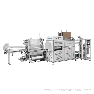 Plastic Bowl Packing Machine With Case Machine